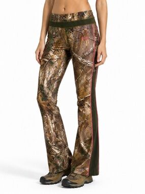 Under Armour Realtree ColdGear Infrared Camo Flare Yoga Pants Scent Control XL?
